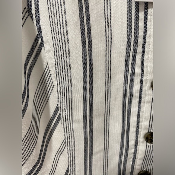 NWT Loft outlet women’s sleeveless dress, blue white stripe, coastal.  Size 6 - Picture 8 of 8